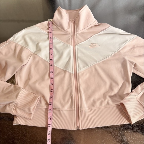 Nike Track Jacket Womens Medium Heritage Pink 90s Retro Pink Athleisure Sporty - Picture 4 of 9